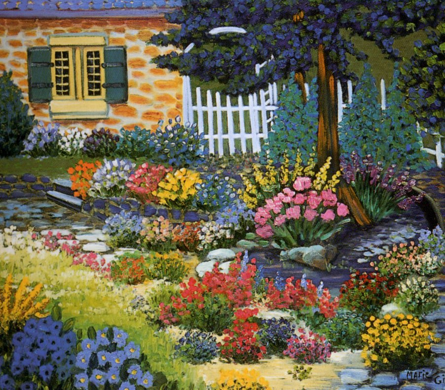Мари Жиру. Весенний сад
