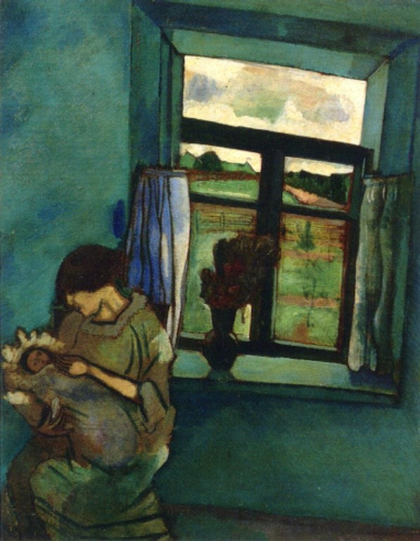 Марк Захарович Шагал. Белла и Ида у окна