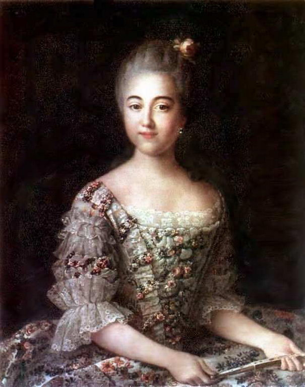 Иван Петрович Аргунов. Портрет B. П. Шереметьевой. 1768