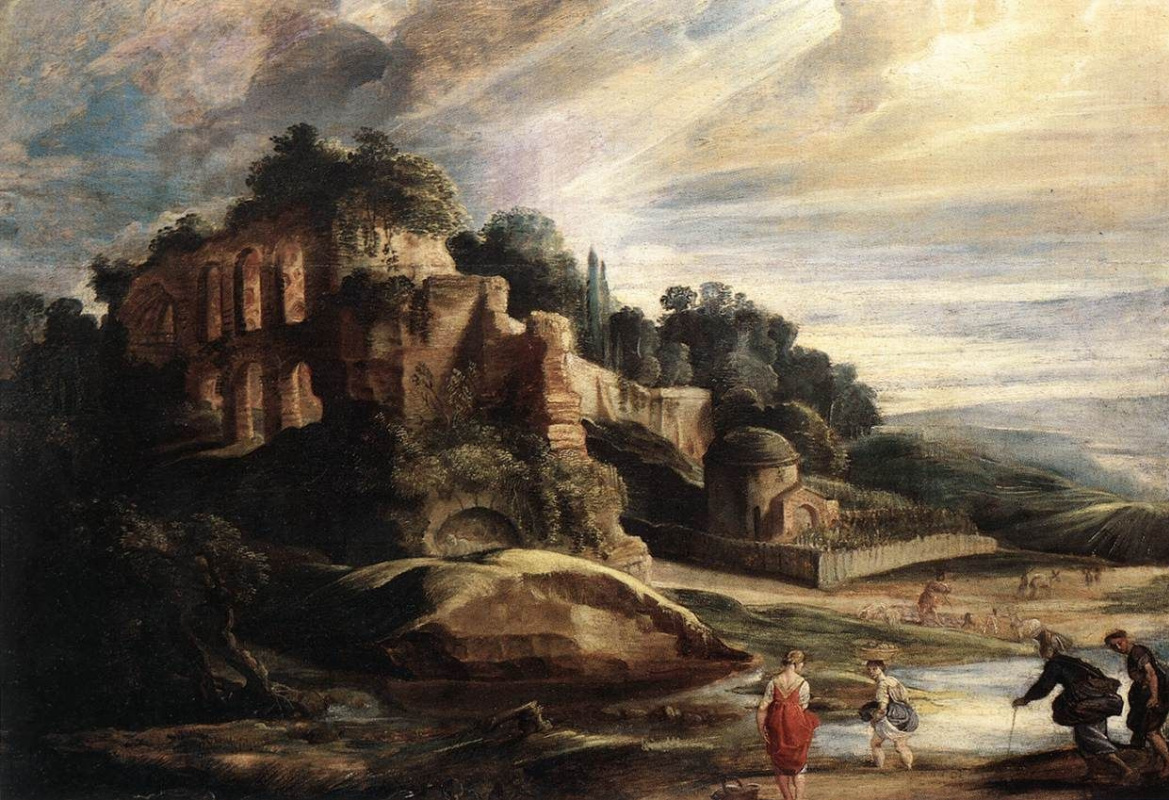 Питер Пауль Рубенс. Пейзаж с руинами горы Палатин в Риме