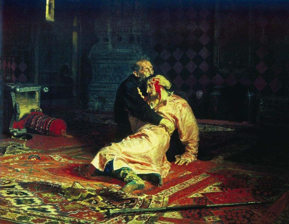 Иван Грозный и его сын Иван 16 ноября 1581 года
