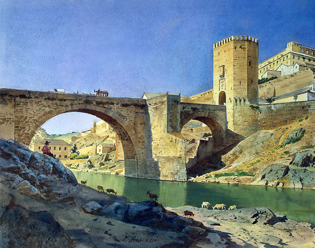 Луиджи Премацци. Мост в Алькантаре