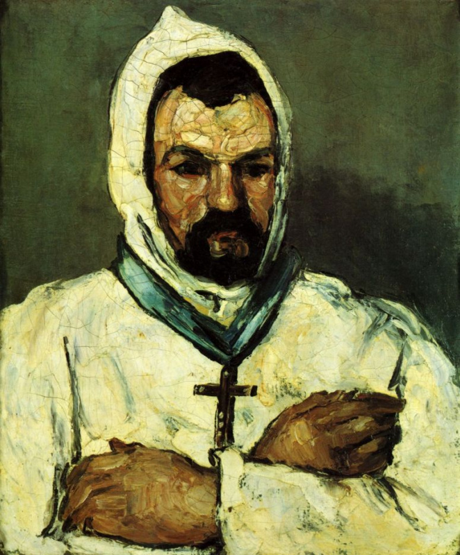 Поль Сезанн. Портрет дяди Доминика в монашеском облачении