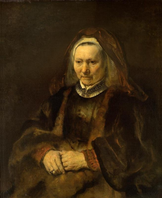 Рембрандт Харменс ван Рейн. Портрет пожилой женщины