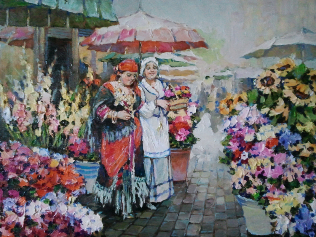 Георгий Лапчинский. Цветочный рынок