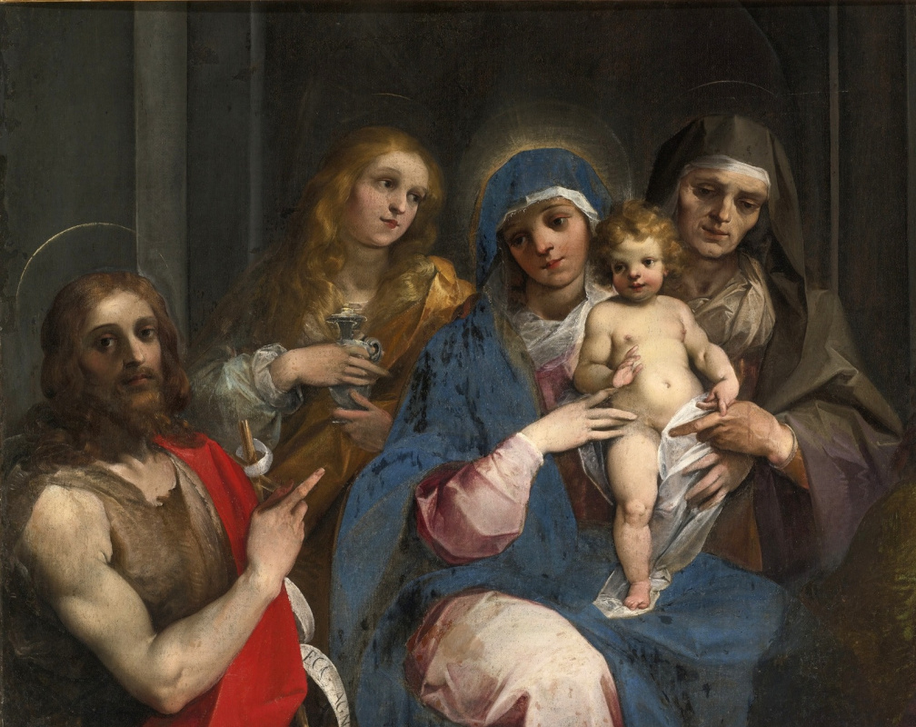 Чезари Джузеппе (Кавалер д’Арпино). Мадонна с Младенцем и святыми.