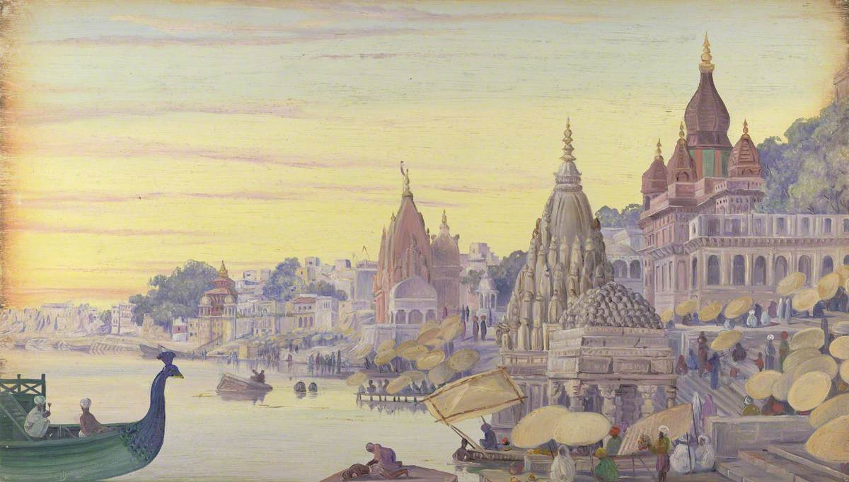 Марианна Норт. Бенарес, Индия. Ноябрь 1878