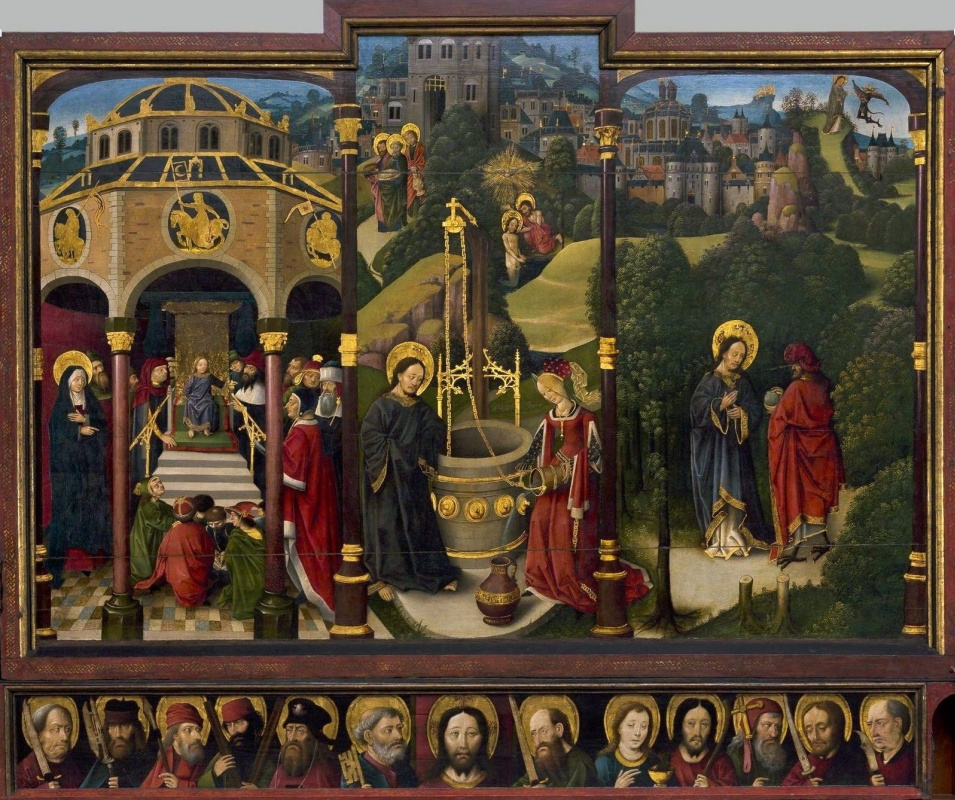 Неизвестный художник. Иерусалимский триптих.   1497-1500   центральная панель