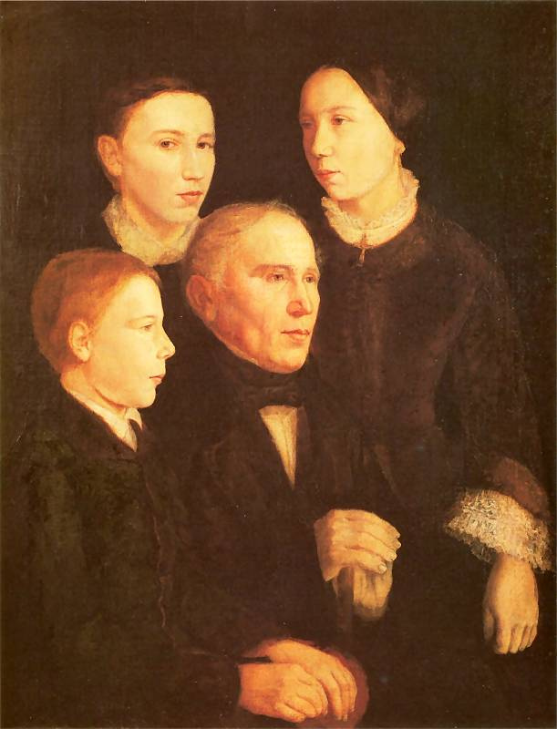 Портрет Францишека Матейко, отца художника, с тремя детьми