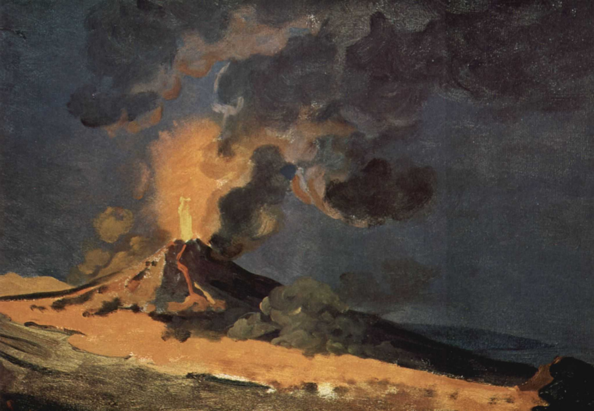 Джозеф Райт. Извержение Везувия
