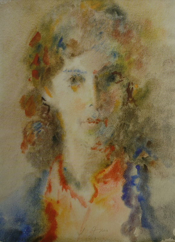 Артур Владимирович Фонвизин. Женский портрет. 1940-е