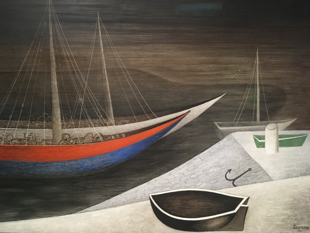 Ян Зрзавый. Sleeping boats II, 1935г.