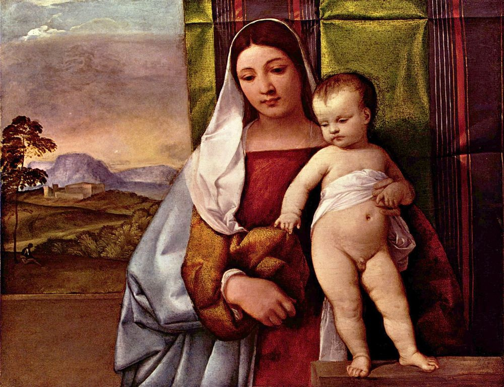 Мадонна с младенцем (Цыганская мадонна)