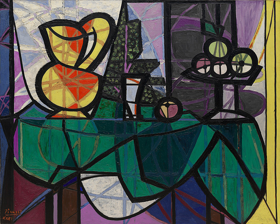 Пабло Пикассо. Кувшин и ваза с фруктами