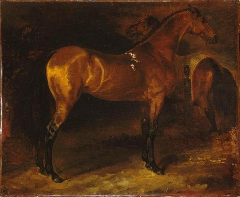 Теодор Жерико. Испанские лошади в стойле