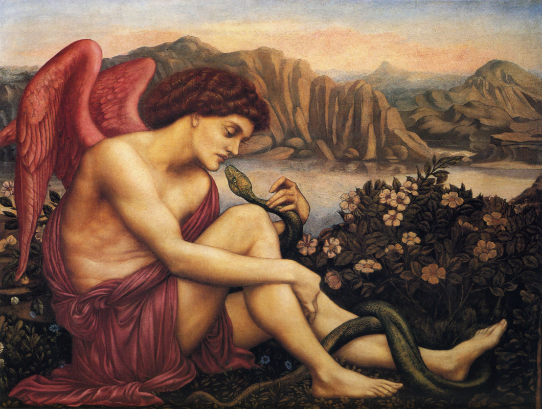 Эвелин де Морган (Пикеринг). Ангел и змея