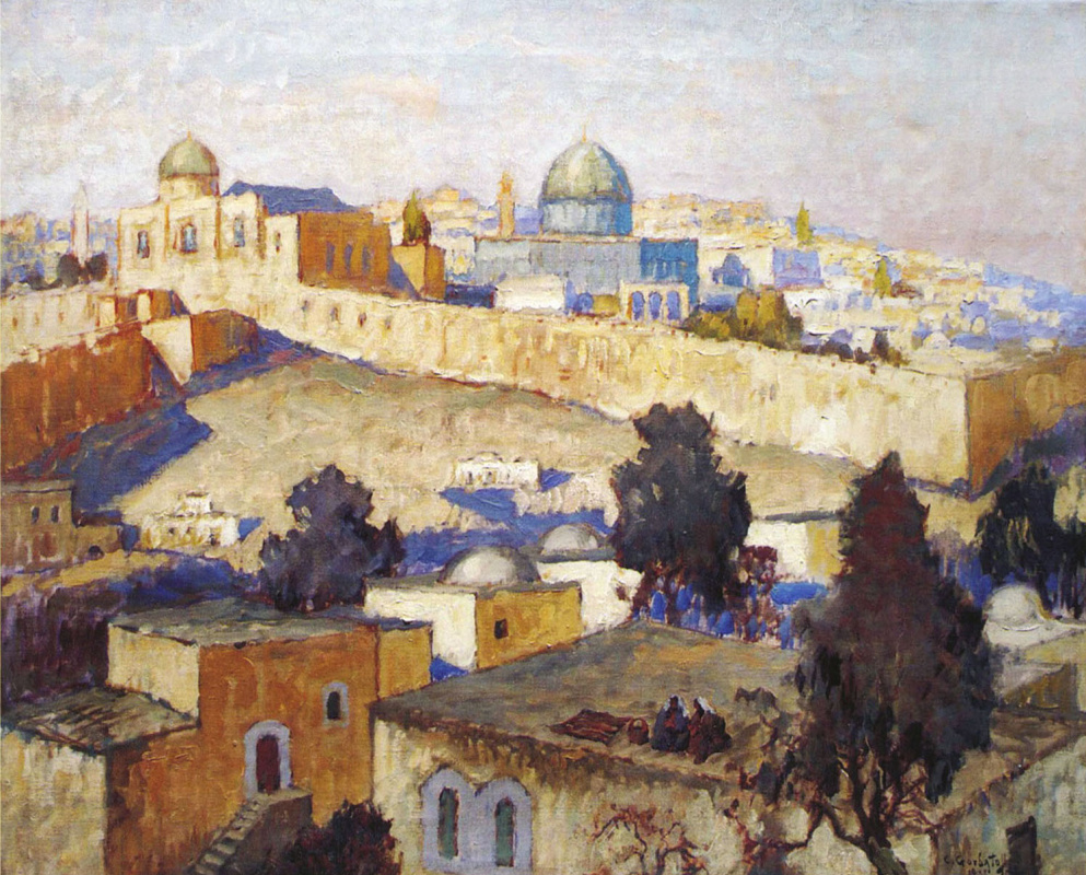 Константин Иванович Горбатов. Иерусалим. 1935