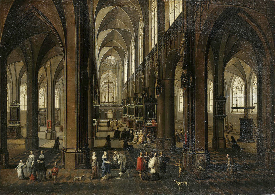 Питер Младший Франкен, Франс III Неффс. Интерьер антверпенского собора