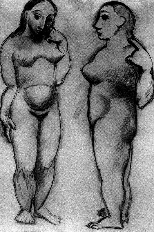 Пабло Пикассо. Две африканские женщины