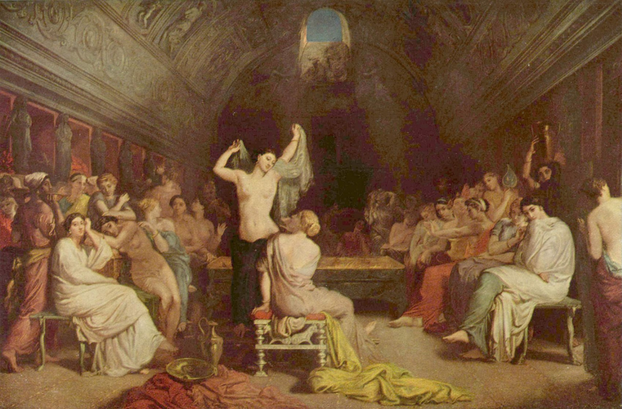 Теодор Шассерио. Римская баня
