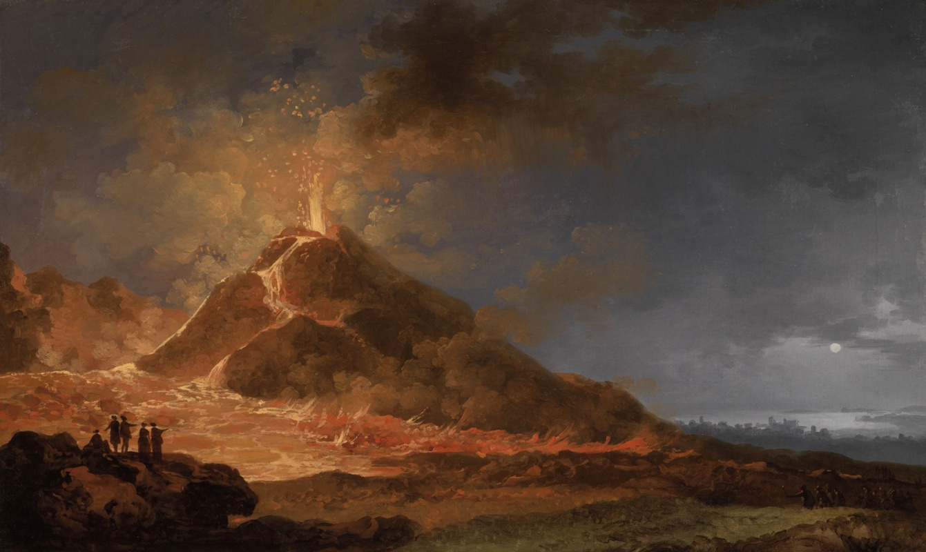 Пьер-Жак Волер. Вид на извержение Везувия из Атрио-дель-Кавалло 14 мая 1771.
