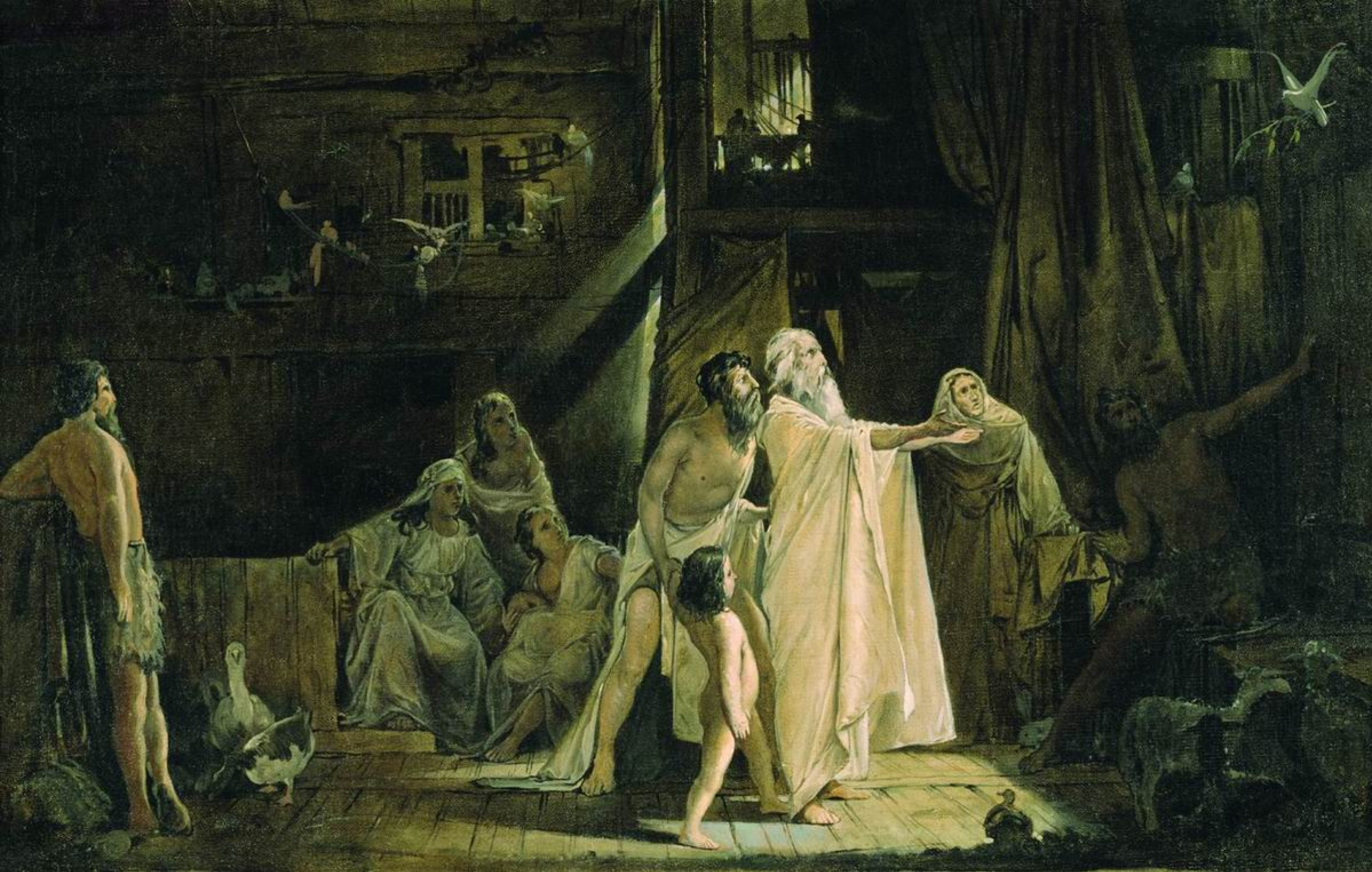 Андрей Петрович Рябушкин - Ноев ковчег. 1882: Описание произведения Артхив