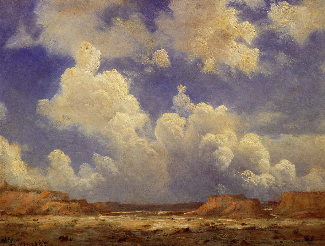 Альберт Бирштадт. Западный пейзаж. Облака