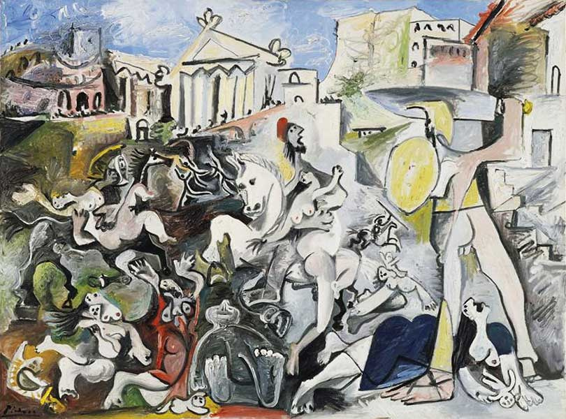 Пабло Пикассо. Похищение сабинянок
