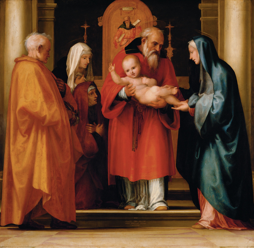 Фра Бартоломео. Мария с Христом в храме