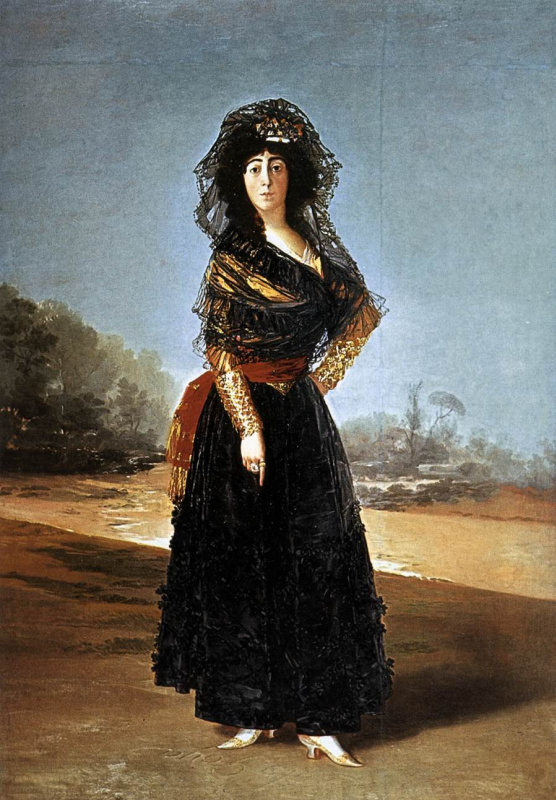 Франсиско Гойя. Портрет герцогини Альба
