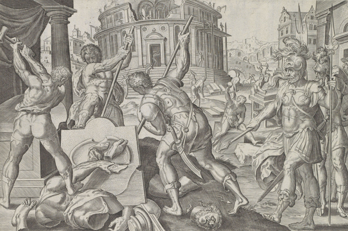 Иохан Виерикс, Герард ван Гренинг. Разрушение Иерусалимского храма
