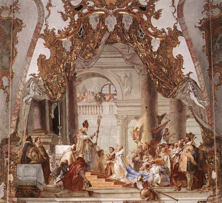 Джованни Баттиста Тьеполо. Венчание императора Фридриха Барбароссы с Беатриче Бургундской