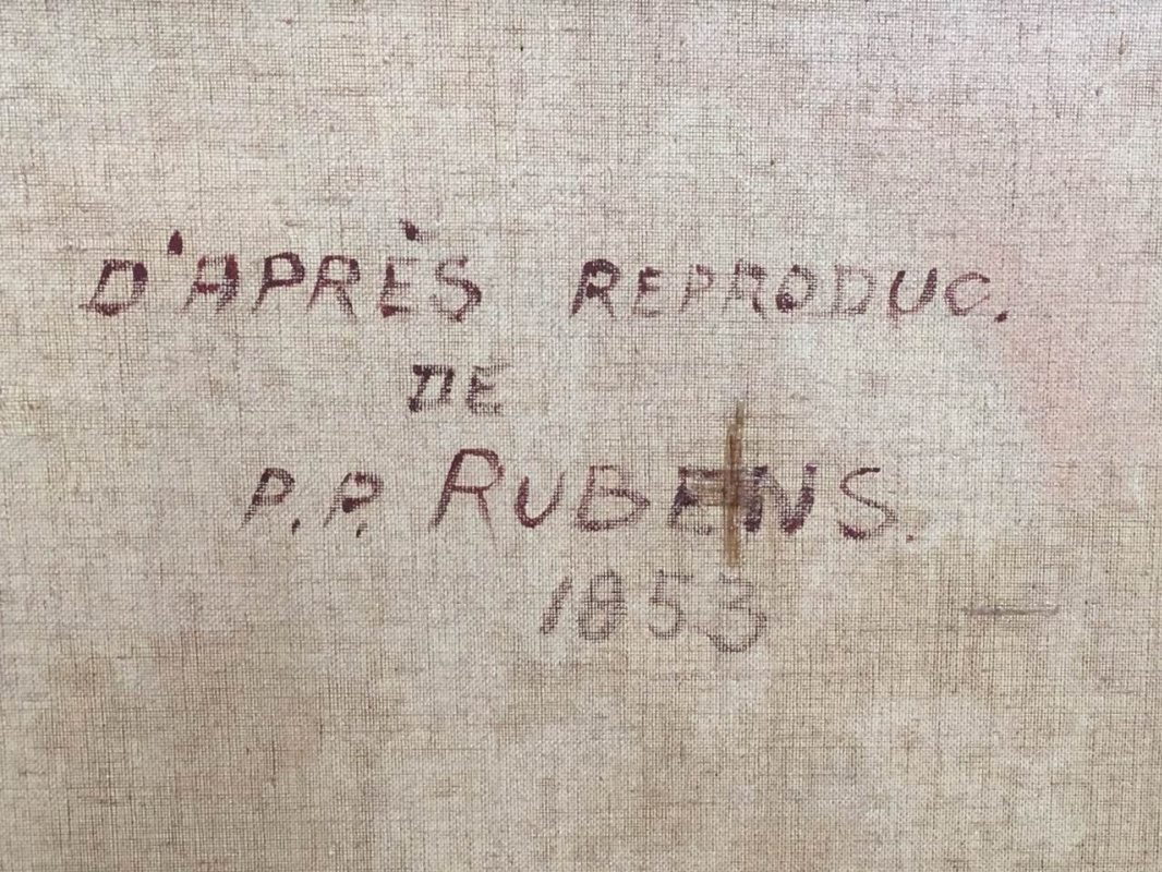 "Похищение дочерей Левкиппа" П.П.Рубенс (copy 1853)