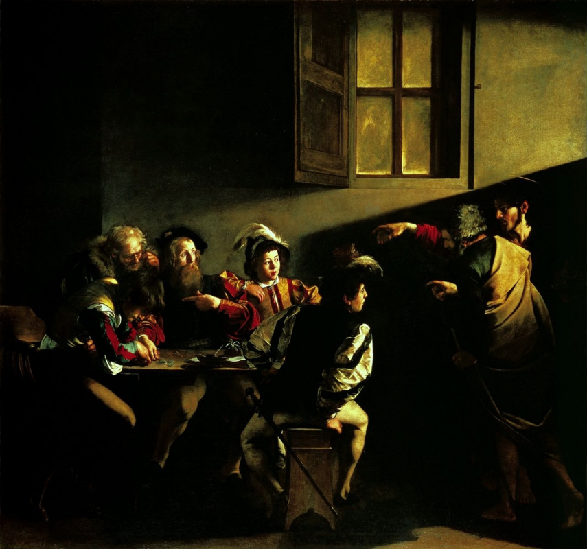Микеланджело Меризи де Караваджо. Призвание апостола Матфея