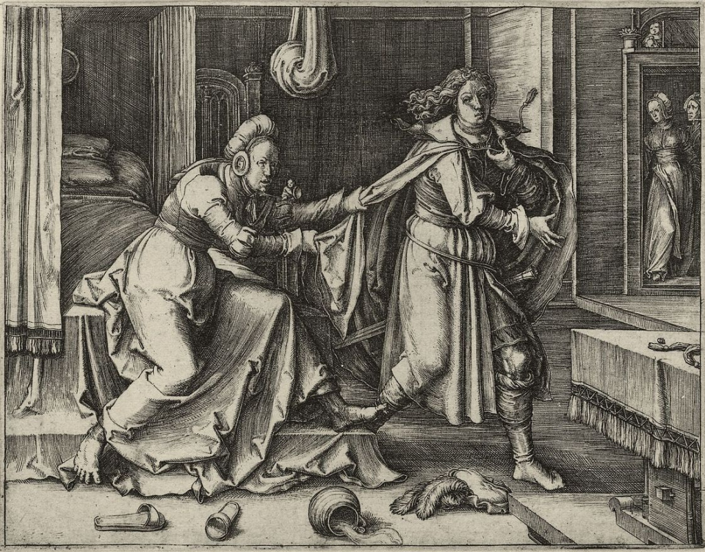 Лукас ван Лейден (Лука Лейденский). Иосиф и жена Потифара