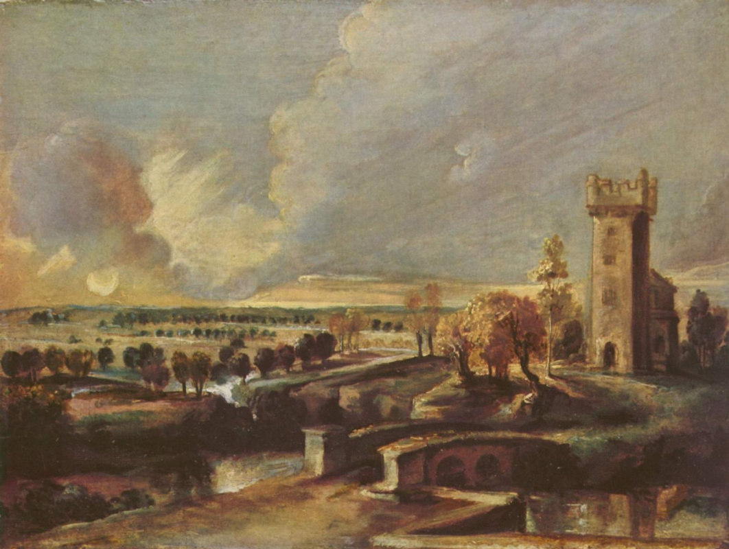 Питер Пауль Рубенс. Пейзаж с башней замка Стен