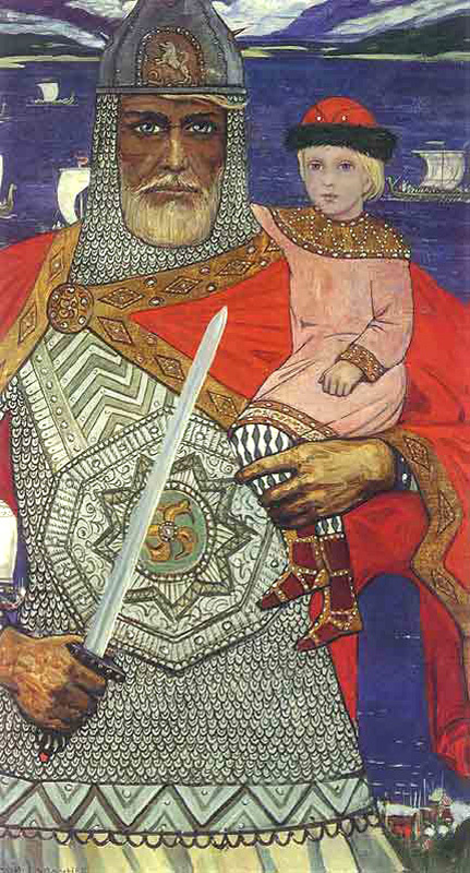 Илья Сергеевич Глазунов. Князь Олег и Игорь.1973