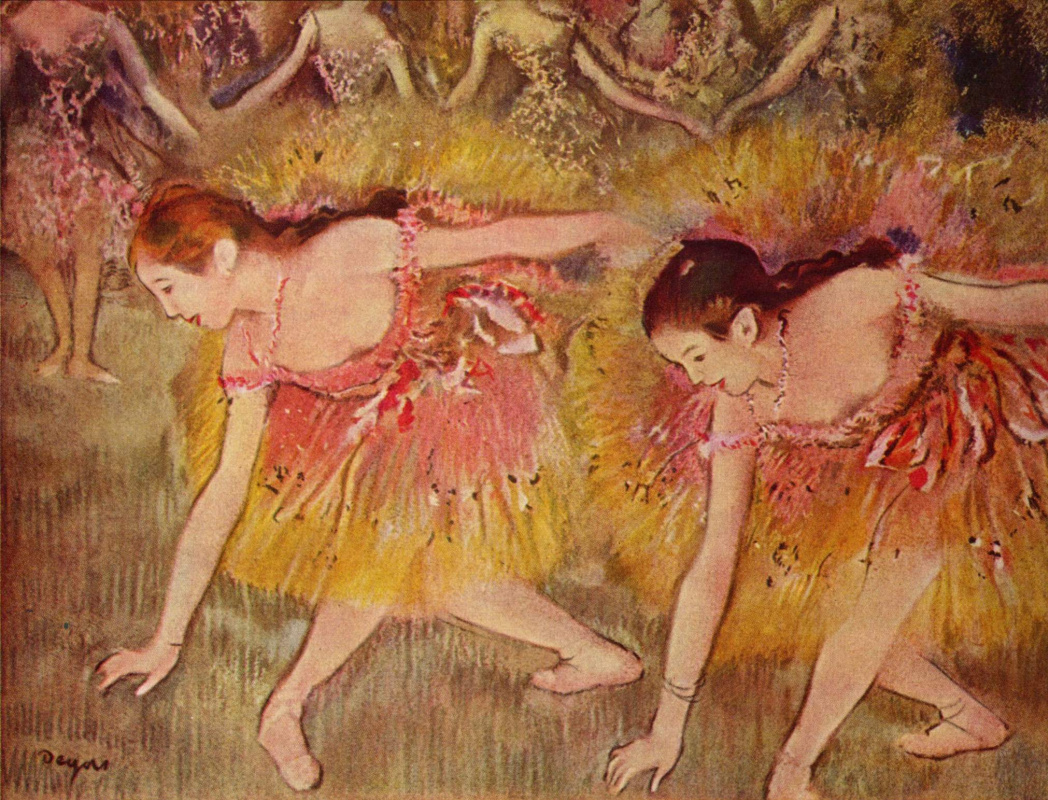 Две балерины в поклоне