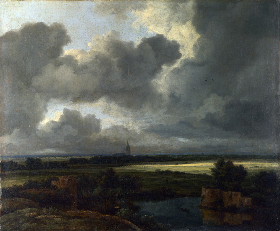 Якоб Исаакс ван Рейсдал. Панорамный пейзаж с руинами