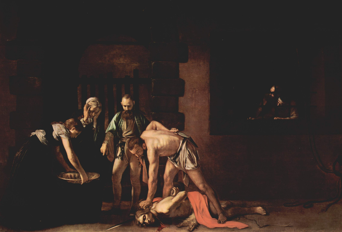 Микеланджело Меризи де Караваджо. Обезглавливание Иоанна Крестителя