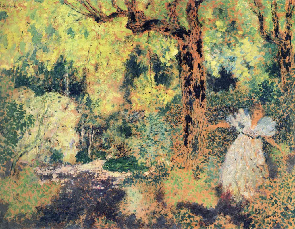 Jean Edouard Vuillard. Misia Nathanson in the forest