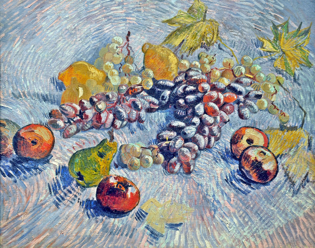 Винсент Ван Гог. Натюрморт с яблоками, грушами, лимонами и виноградом