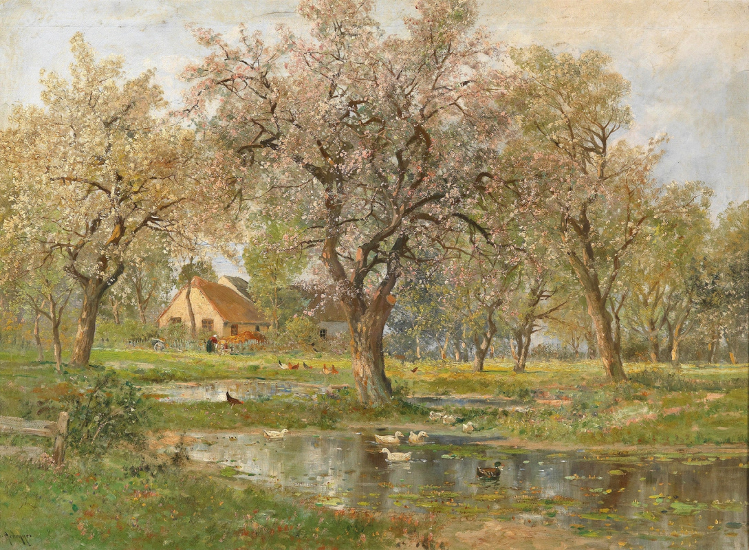 Alois Arnegger. Alois Arnegger Landscape in Spring