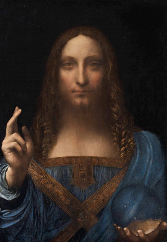 Leonardo da Vinci. Salvator Mundi (Savior of the World)