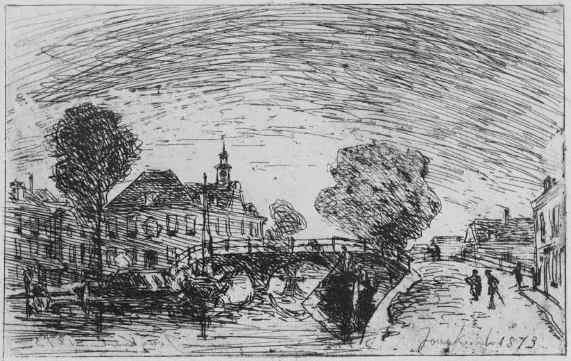 Ян Бартолд Йонгкинд. Мост через канал