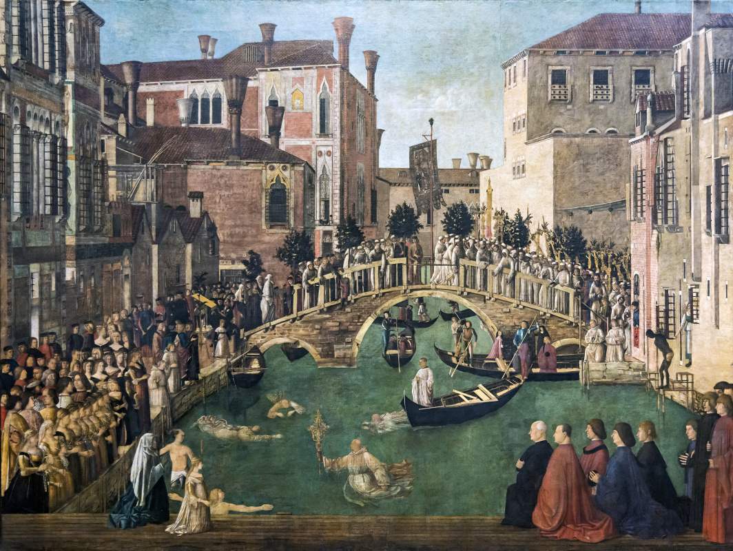 Джентиле Беллини. Чудо Святого Креста на мосту Сан-Лоренцо в Венеции