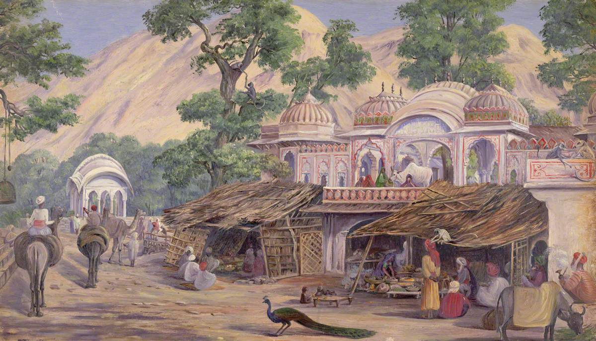 Марианна Норт. Храм возле Джепора, Индия