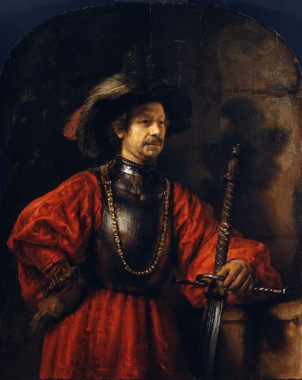Рембрандт Харменс ван Рейн. Портрет мужчины в военной одежде