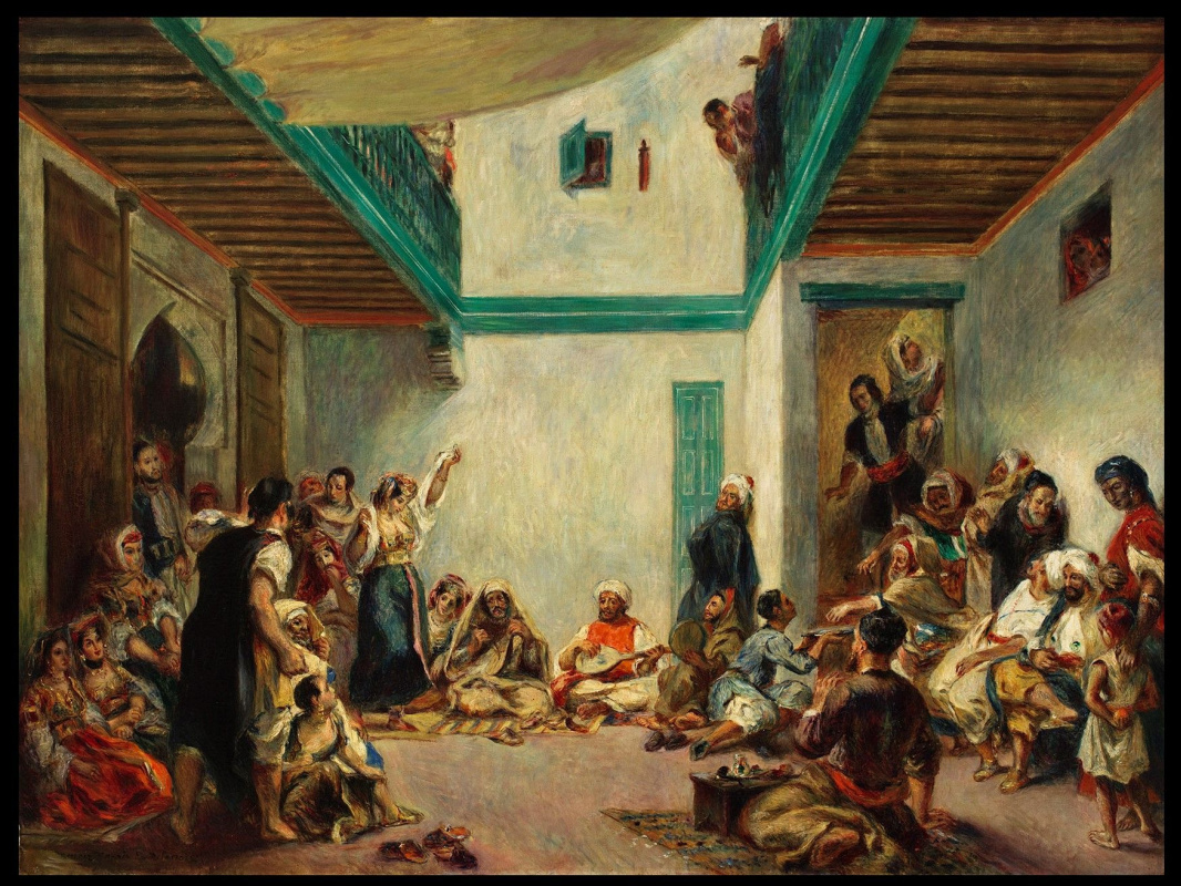 Пьер Огюст Ренуар. Еврейская свадьба в Марокко (копия картины Делакруа)