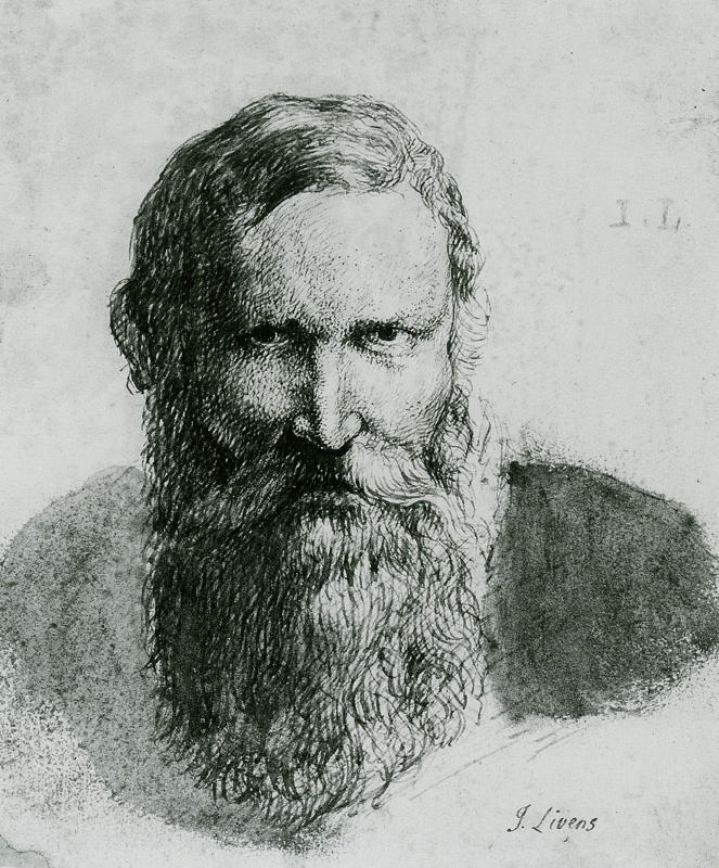 Ян Ливенс. Портрет мужчины с бородой (по Рубенсу)